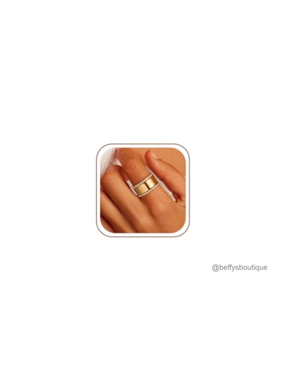 18K Gold Plated Stacking Rings Set Cubic Zirconia